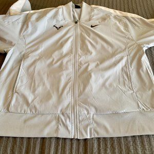 NWOT Nike Mens Rafael Nadal Tennis Jacket - Sky Grey/Gridiron